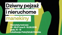 Dziwny pejzaż i nieruchome manekiny