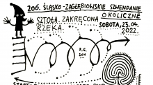 Rysunek Pawła Graji przedstawiający symbolicznie trasę szwendania