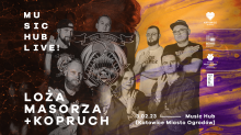 logo Music Hub Live! Loża Masorza + Kopruch