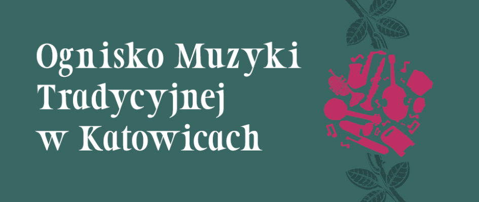 róża z instrumentów Ognisko Muzyki Tradycyjnej w Katowicach