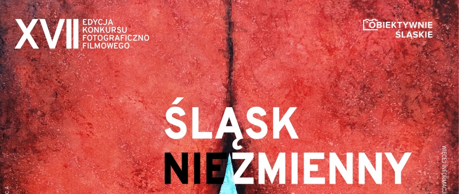 Na czerwonym tle nazwa konkursu oraz edycja 